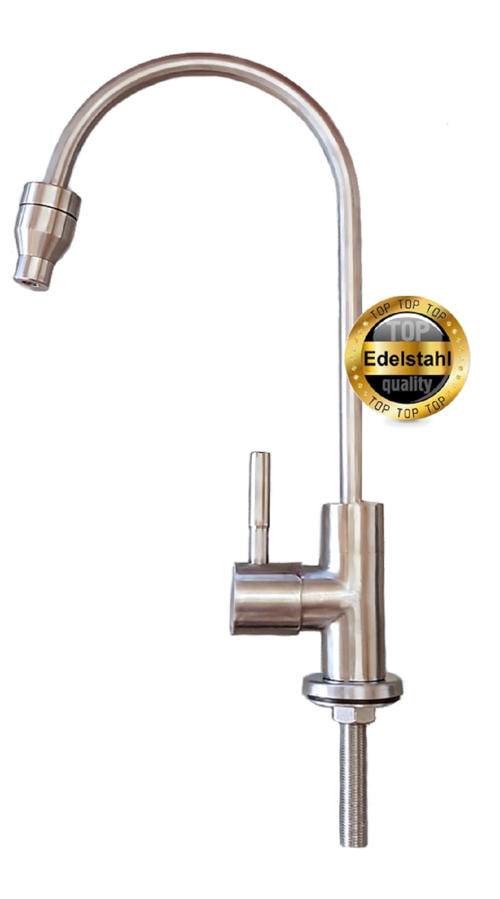 1 Wege Edelstahl Wasserhahn mit Wirbler