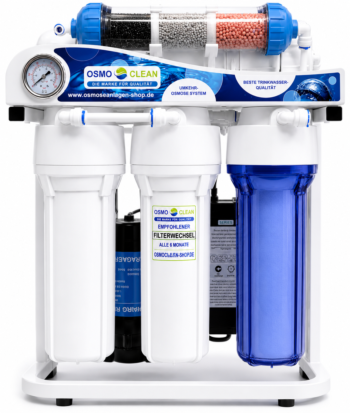 Osmoseanlage Osmoclean Gesundheitsanlage 500 GPD mineralisierend + vitalisierend + basisch + vormont