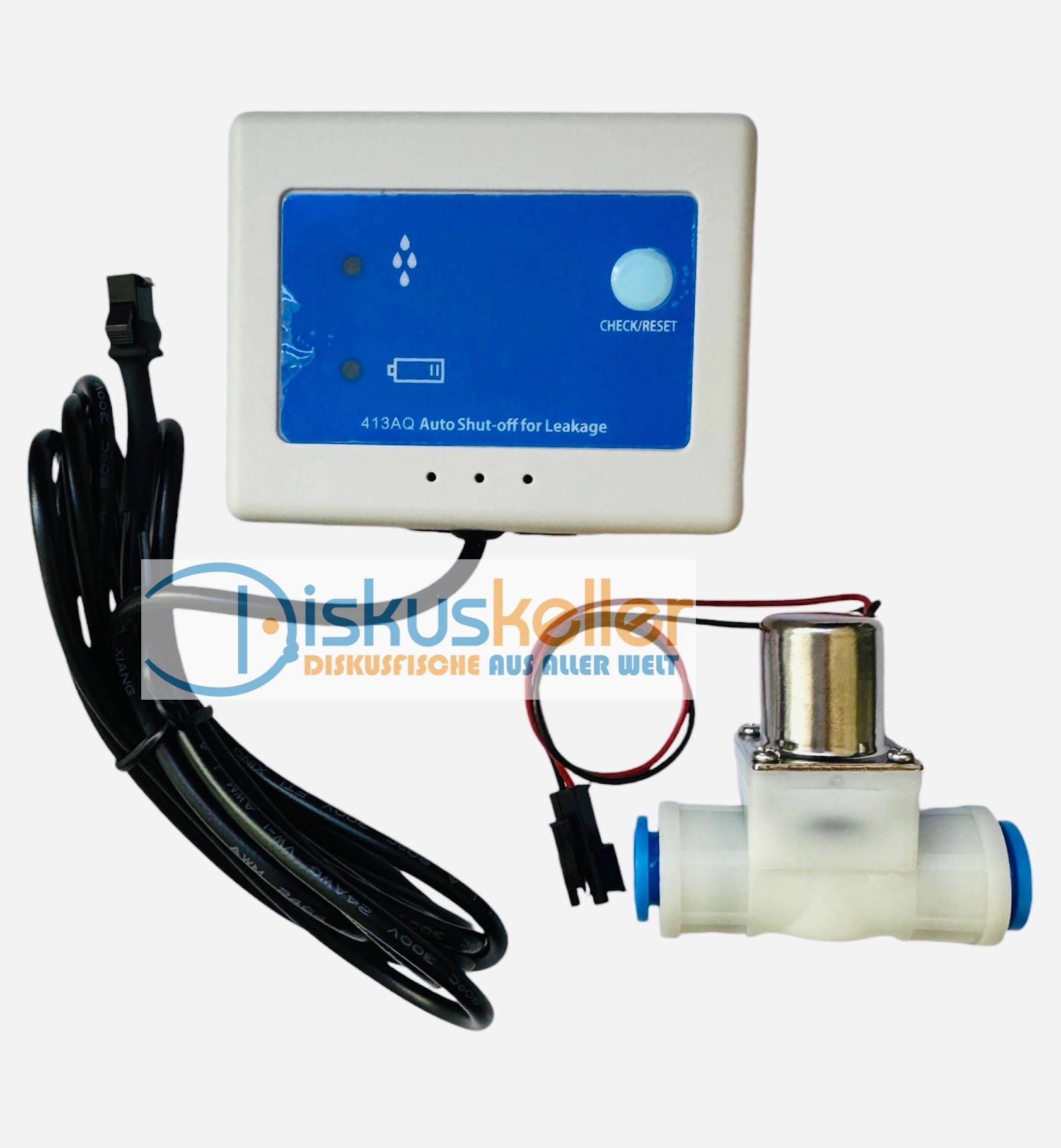 Wasserstop / Aqua-Stop elektronisch für 3/8 Zoll - Steckverbindung