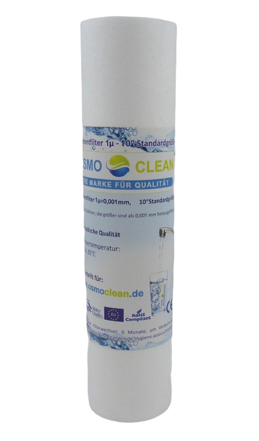 Sedimentfilter 1 Micron / 10 Zoll "Osmoclean"