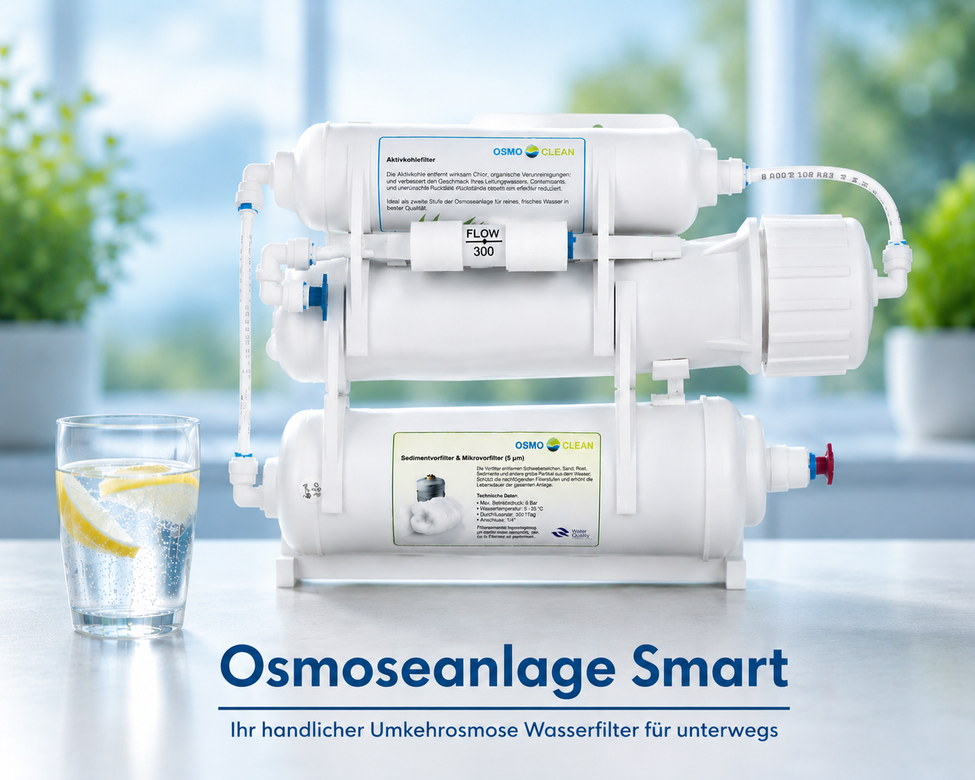 Osmoseanlage Smart in verschiedenen Leistungen wählbar!